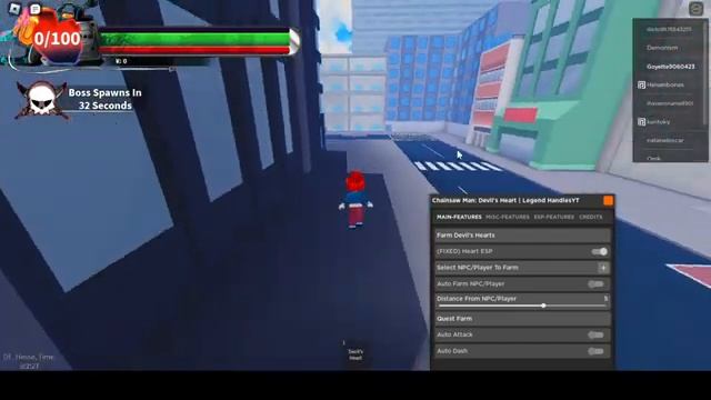 (2023) Roblox Chainsaw Man: Devil's Heart | Autofarm, Autofarm Hearts, Auto Attack, Heart ESP смотреть онлайн