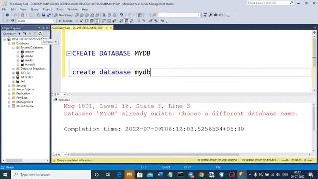 CREATE/DROP/USE DATABASE IN MS SQL SERVER, PLEASE GIVE FEEDBACK AND SUPPORT смотреть онлайн