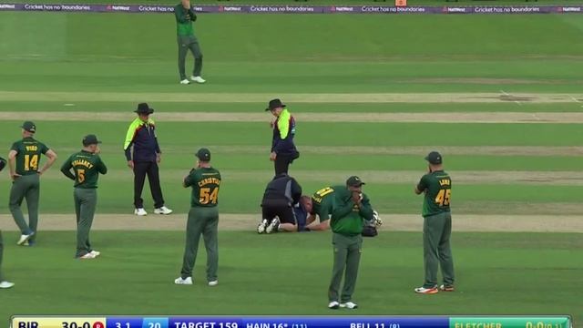 Luke Fletcher suffers HORRIBLE Head injury in T20 Blast game смотреть онлайн