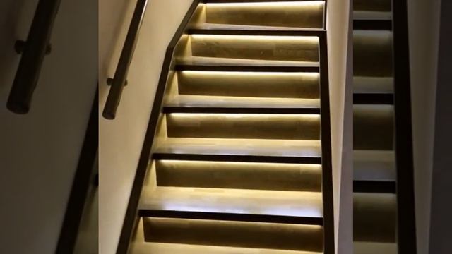Светодиодная подсветка лестницы - Interactive-Home смотреть онлайн