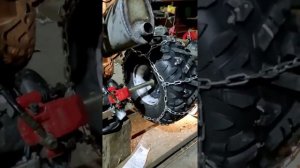 Изготовление и установка цепей на квадроцикл.