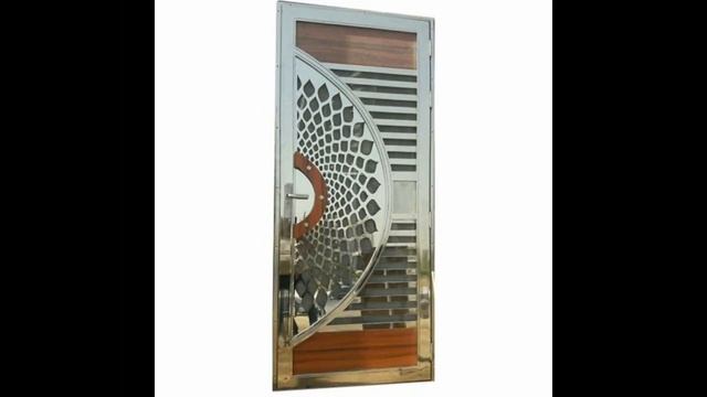 amazing Metal and steel CNC laser cut main door design image11 смотреть онлайн