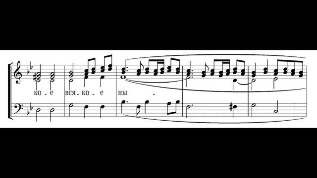 Херувимская песнь "Софрониевская" смотреть онлайн