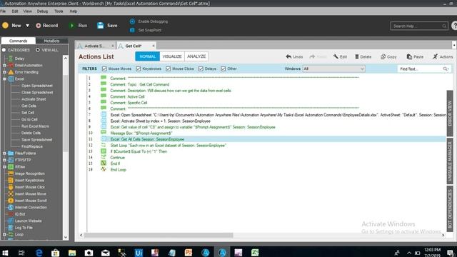 Excel Automation -Part 4 -Get Single Cell смотреть онлайн