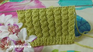 Рельефные дорожки спицами 203  Вязание Узоры спицами