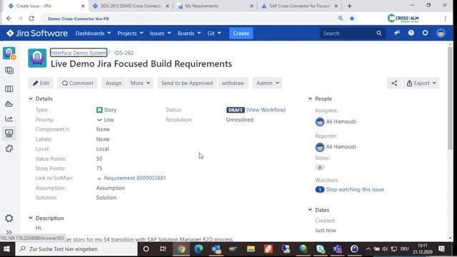Demo SAP-Jira Integration | Cross-Connector Jira | Focused Build смотреть онлайн