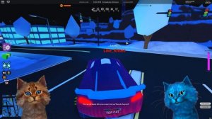 ДВА КОТА ЧИТЕРА В РОБЛОКС ПОБЕГ ИЗ ТЮРЬМЫ! ROBLOX Jailbreak Котик Игроман и Котёнок Лайк