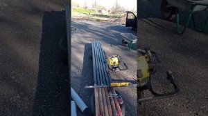 Столбы для забора из профлиста. Делаем качественные,долговечные столбы на своëм участке.р