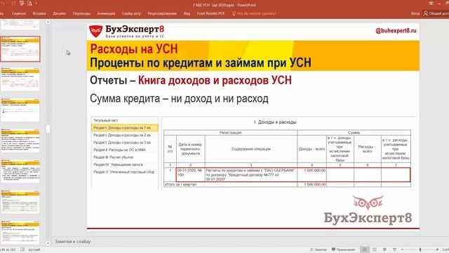 Проценты по кредитам и займам при УСН смотреть онлайн