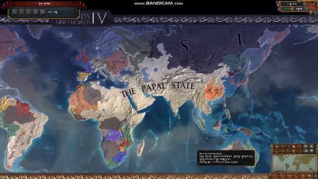 EU4(Europa universalis 4) The Papal State - Kingdom of God WC & one faith timelapse (1.32) смотреть онлайн