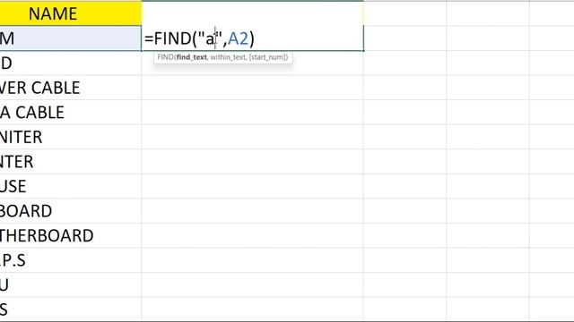 HOW TO USE FIND FORMULA IN EXCEL? смотреть онлайн
