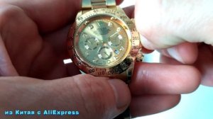 Подробный обзор часы ROLEX Daytona Cosmograph из Китая с AliExpress
