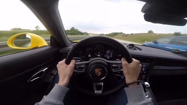 2017 Porsche 911 GTS (991.2) POV Drive Onboard Autobahn(60FPS)