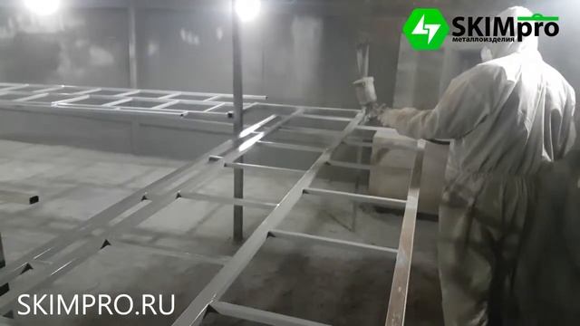 Производство металлической обрешетки от завода SKIMPRO смотреть онлайн