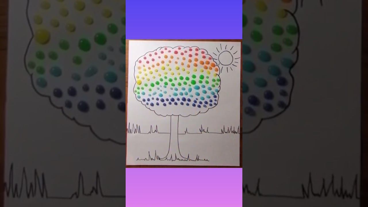 Picture's @beautifulandgreatlife and @cat_dymok160 "Rainbow tree" ️ смотреть онлайн