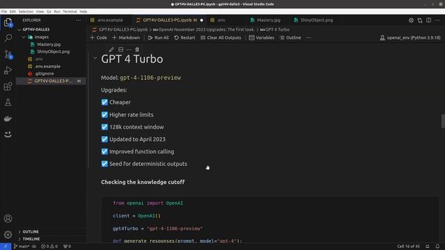OpenAI API DALL-E 3, GPT-4 Vision & GPT-4 Turbo Tutorial (+ Code Examples) смотреть онлайн