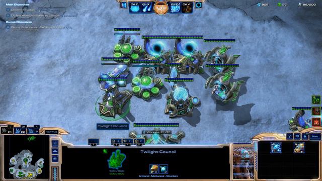 StarCraft 2 Co-Op Mutation 207 - Tax Day Artanis (No micro pls!) lvl 1000 Brutal смотреть онлайн