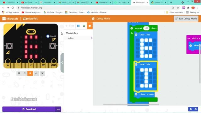 Microsoft MakeCode create blocks for micro:bit \ Python programming \ E Ifotainment смотреть онлайн