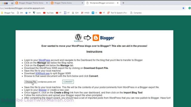 How to convert or export WordPress website to Blogger website. смотреть онлайн