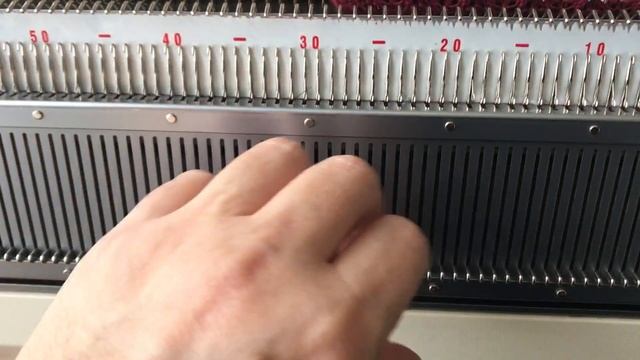 вязание оф,дф таковых-прессовых узоров на полном и разборном ластике. смотреть онлайн