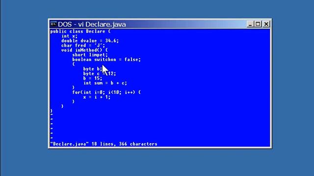 13.Java Certification-Chapter03.Declarations & Operations-Lesson5.Data Declaration смотреть онлайн