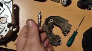 Генератор Daewoo Nubira,Lanos,Nexia. Замена токосъемных колец,подшипников,щеток.