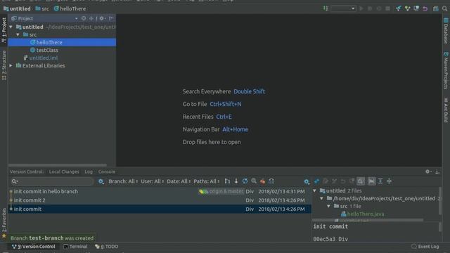 Git in IntelliJ смотреть онлайн