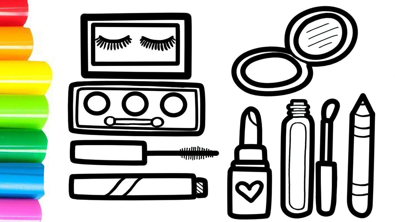 Bolalar Uchun Kosmetika To'plamini Qanday Chizish Mumkin|How To Draw A Set Of Cosmetics For Children
