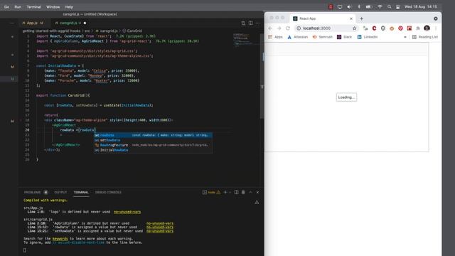 Getting started with React Data Grid Using Hooks from AG Grid смотреть онлайн
