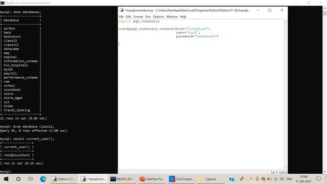 Interface Python with MySQL||Part-1 смотреть онлайн
