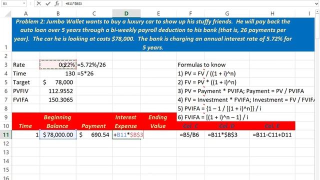 UTSA Business Finance Excel Application 2: Time Value of Money Problem 2, Present Value смотреть онлайн