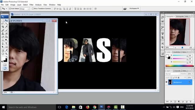 How to create clipping mask in Photoshop? | Text | Subash Yonjan | Photoshop Tutorial смотреть онлайн