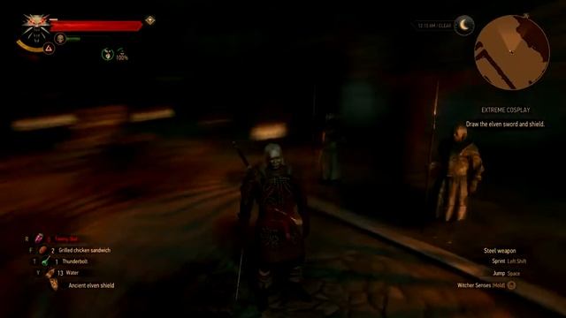 Draw the elven sword and shield Witcher3? (read the description) смотреть онлайн