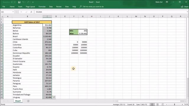 Latin America Heat Map Generator in Excel | Dynamic Map смотреть онлайн