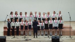 Муз. М.Блантера, сл. А. Коваленко «Солнце скрылось за горою» Исп. хор "Надежда" ДМШ №9 г. Костромы