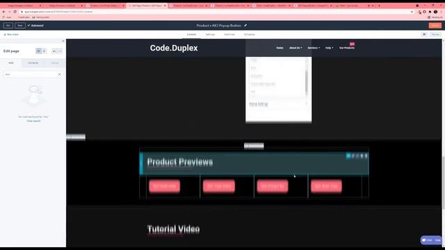 AIO Popup Button | Tutorial Video | HubSpot Module » CodeDuplex смотреть онлайн