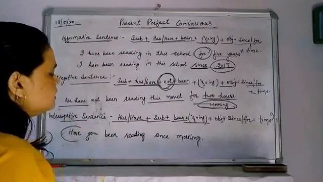 TENSES PART 2 (Present perfect present perfect continuous and simple past tense) смотреть онлайн