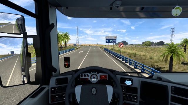 Euro Truck Simulator 2 - Renault Magnum - Potato run - Portugal смотреть онлайн