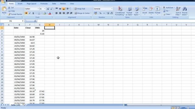 An Easy Way to Use Excel to Backtest a Trading Strategy - Part 1 смотреть онлайн