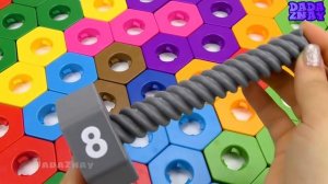 Учимся считать от 1 до 10| Учим цифры с малышами| Учим цифры от 1 до 10|Цифры и цвета для детей