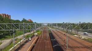 Электропоезд ЭШ2 Штадлер Аэроэкспресс в Шереметьево D|Новая станция D1 Новодачная