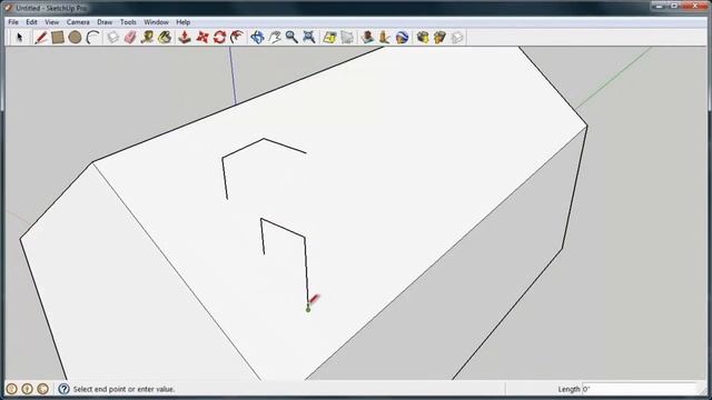 Уроки по SketchUp 8 Для начинающих Урок 1 смотреть онлайн