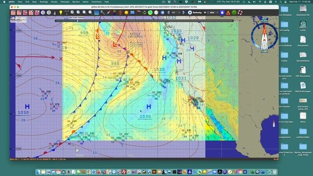 Viewing Grib Files in qtVlm смотреть онлайн