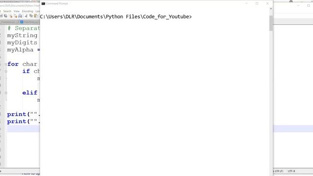 Using isalpha() method to separate digits from alpha characters смотреть онлайн
