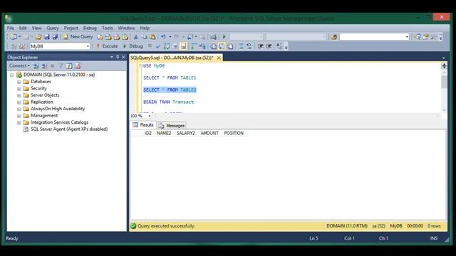 Урок 11 : Операторы цикла IF , ELSE , WHILE - (MS SQL) смотреть онлайн