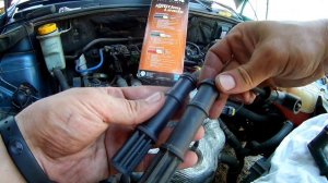 Замена свечей и высоковольтных проводов на FIAT Linea 1.4 77л.с.