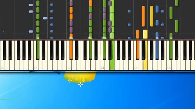 [Piano Tutorial Synthesia]Bruci la citt…_1 - Grandi Irene смотреть онлайн