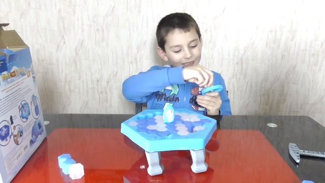 Игра для детей Пингвин в ледяной ловушке Настольная игра смотреть онлайн