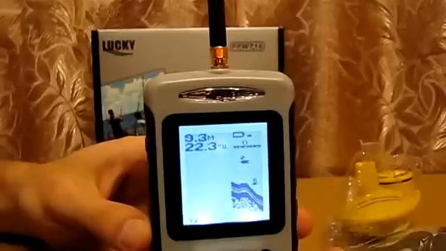 Беспроводной эхолот Fish Finder FFW718 Wireless смотреть онлайн