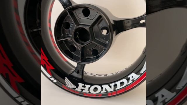 Decals wheel for Honda CBR600RR stickers wheel stripes rim tape Honda CBR 600RR decal rim motorcycl смотреть онлайн